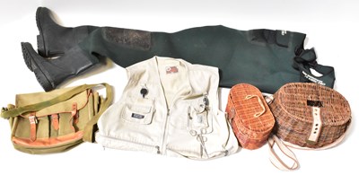 Lot 753 - A collection of fishing equipment, comprising...