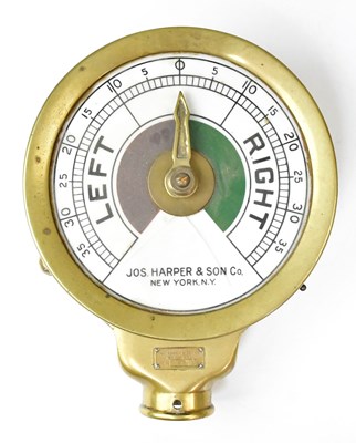 Lot 511 - JOS HARPER & SON CO, NEW YORK, a brass ships...
