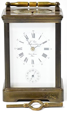 Lot 81 - L’ EPEE SAINT LUXANNE FRANCE; a French brass...