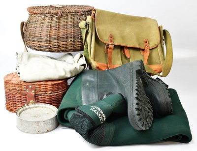 Lot 661d - A collection of fishing equipment, to include...