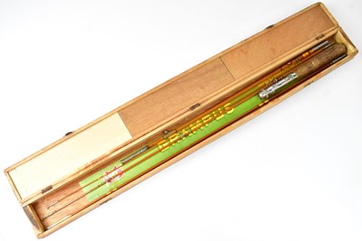 Lot 744 - GRAMPUS OF TOKYO; a split cane fishing rod,...