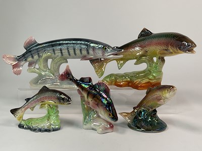 Lot 174 - JEMA OF HOLLAND; five ceramic models of...