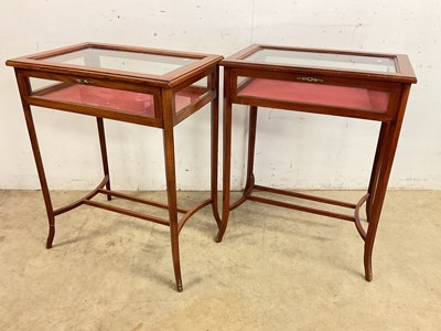 Lot 704 - A pair of Edwardian style reproduction...