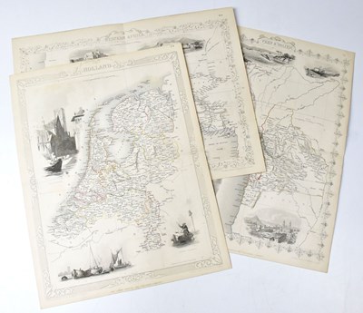 Lot 434 - J RAPKIN; twelve maps, illustrated. By H...