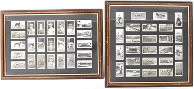 Lot 297 - OGDEN'S CIGARETTES; two framed sets of...