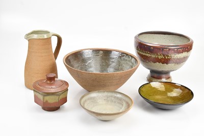 Lot 1545 - LEACH POTTERY, a stoneware bowl, diameter...