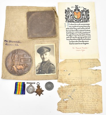 Lot 1170 - A World War I pair, comprising the British War...