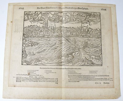 Lot 409 - A 16th century Sebastian Münster map,...