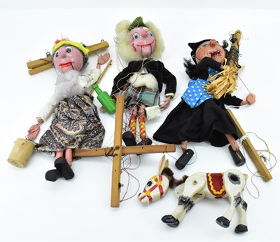 Lot 262 - PELHAM PUPPETS; three marionettes icomprising...