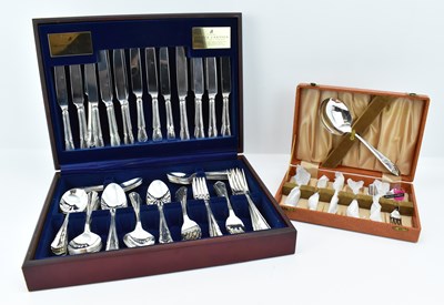 Lot 776 - VINERS; a wooden cased sixty-piece canteen of...