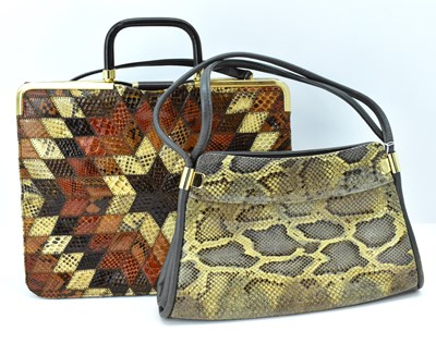 Lot 329 - JANE SHILTON; two vintage handbags, one of...