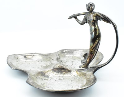 Lot 306 - WMF; an Art Nouveau silver-plated large...