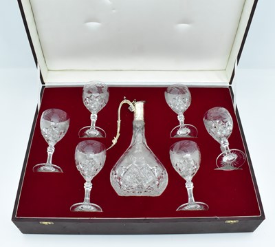 Lot 832 - A Queen Elizabeth II cased claret jug and...