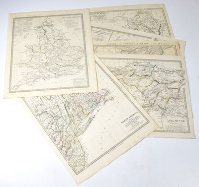 Lot 428 - Thirteen mid-19th century hand-coloured maps,...