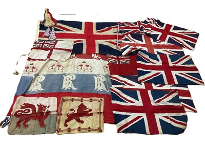 Lot 319 - A quantity of vintage United Kingdom Flags and...