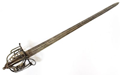 Lot 622 - A Scottish basket hilted sword, with 71.5cm...
