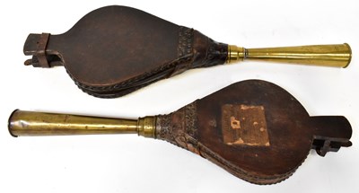 Lot 516 - ALLDAY’ S TRITTON FOGHORN; a pair of brass,...