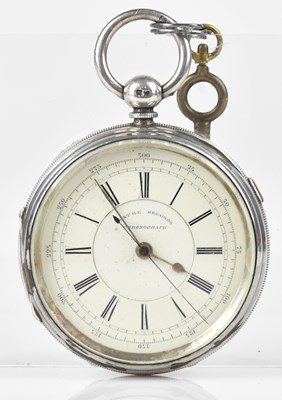 Lot 1046 - A Chester hallmarked silver key wind open...