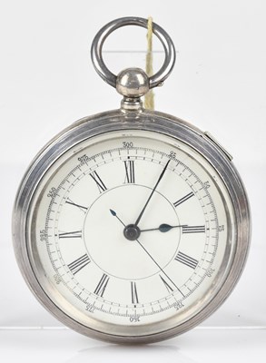 Lot 1047 - A late Victorian hallmarked silver key wind...