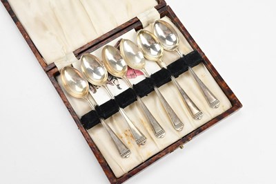 Lot 292 - THOMAS EDGAR HUGHES; a cased set of six George...