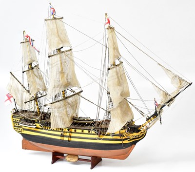 Lot 465 - A scratches built model of HMS Victory, 44 x...