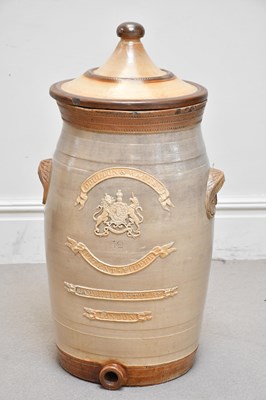 Lot 1330 - DOULTON & WATTS; a stoneware lidded water...