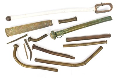 Lot 480 - A collection of maritime items and salvage, to...