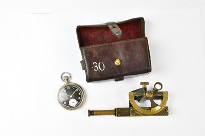 Lot 649 - TROUGHTON & SIMMS; a World War One lacquered...
