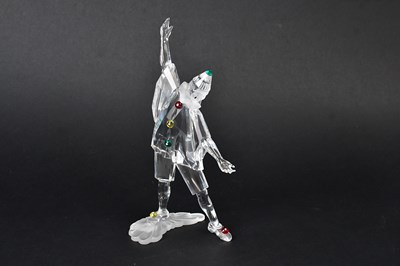 Lot 236 - SWAROVSKI; a crystal figure of Pierrot 1999,...