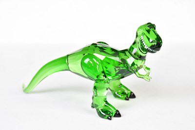 Lot 229 - SWAROVSKI; a coloured crystal figure, 'Rex',...