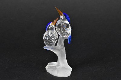 Lot 239 - SWAROVSKI; a crystal figure, Malachite...
