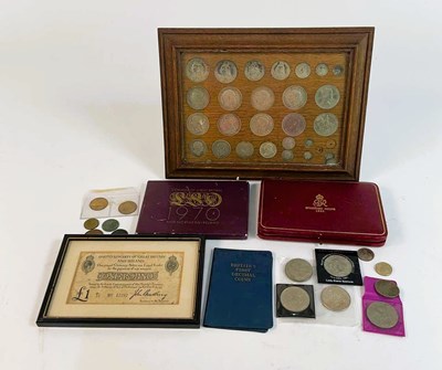 Lot 423 - ROYAL MINT; a 1937 George V Specimen coin set,...