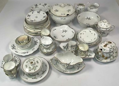 Lot 162 - JACKSON & GOSLING; a part floral tea and...