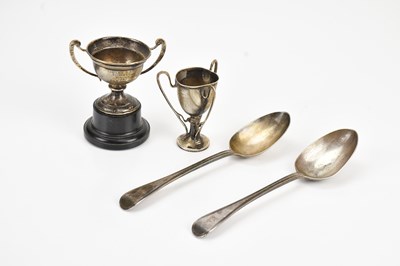 Lot 503 - CHAWNER & CO; a pair of Victorian hallmarked...