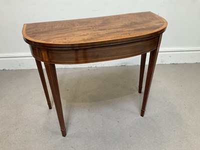 Lot 125 - An early 19th century mahogany card table,...