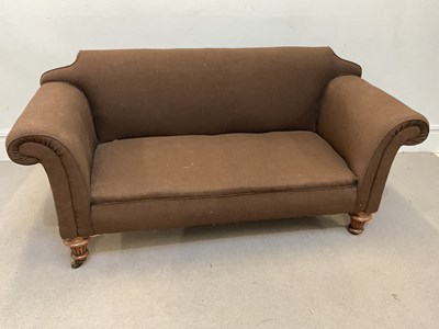 Lot 108 - An Edwardian mahogany Chesterfield type...