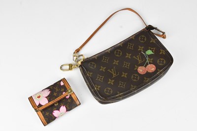 Lot 1378 - LOUIS VUITTON; a monogram Cerises Pochette...