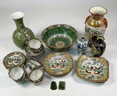 Lot 6 - A quantity of Chinese and Japanese ceramics,...