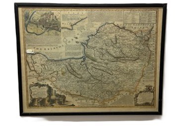 Lot 417 - A reproduction Emmanuel Bowen map of the...