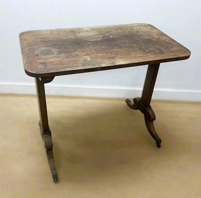 Lot 684 - A late 19th century occasional table raised on...