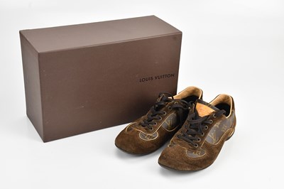 Lot 1448 - LOUIS VUITTON; a pair of men's Monte Bleu unit...