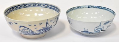 Lot 160 - LIVERPOOL; two late 18th century pearlwear...