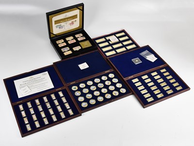 Lot 609 - A collection of cased commemorative coins...