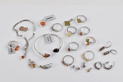 Lot 893 - A group of 925 silver jewellery by Gemporia,...