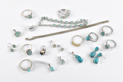Lot 980 - A group of 925 silver jewellery by Gemporia,...