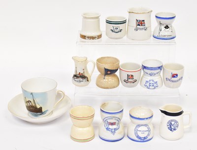 Lot 539 - A collection of shipping line collectible...