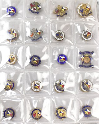 Lot 537 - One hundred and seven enamelled and other...