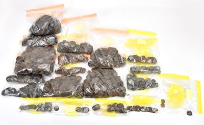 Lot 555 - A large collection of coins, various years,...