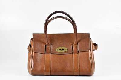 Lot 1386 - MULBERRY; a Darwin tanned grained leather...