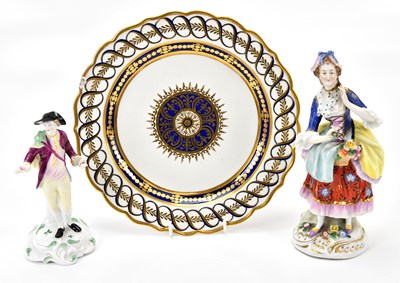 Lot 1297 - A late 19th century Continental porcelain...